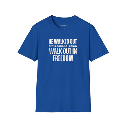 He Walked Out Men's Tee