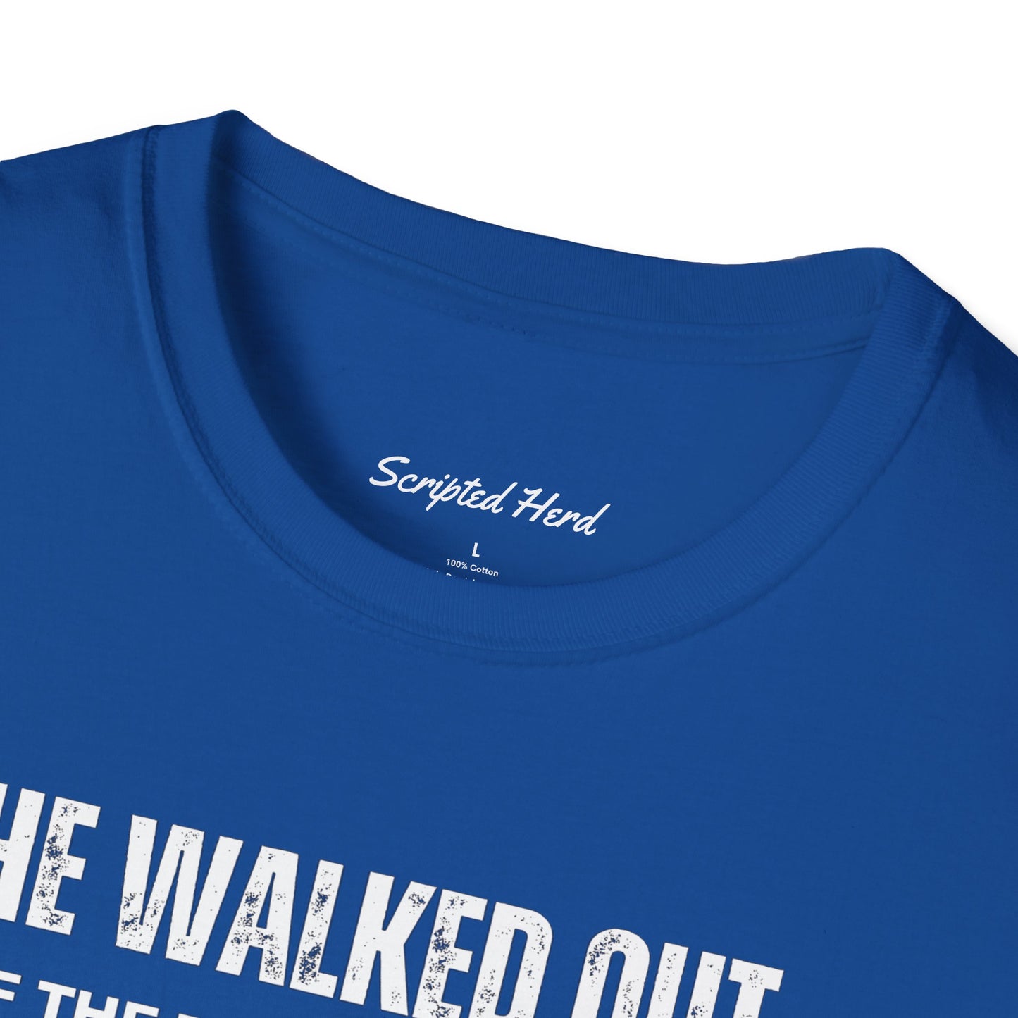 He Walked Out Men's Tee