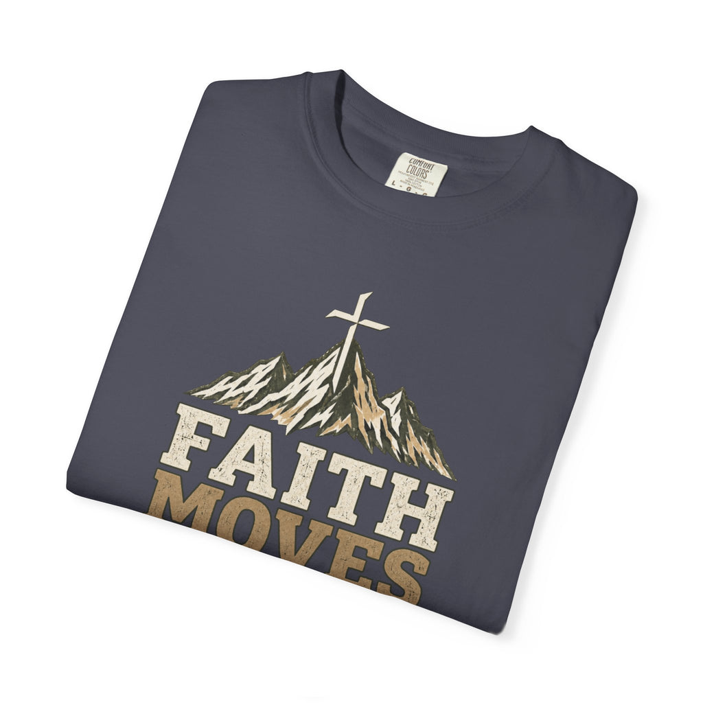 Faith Moves Mountains (Matt. 17:20) | Men's T-Shirt