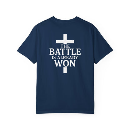 The Battle is Already Won (John 16:33) | Unisex Tee