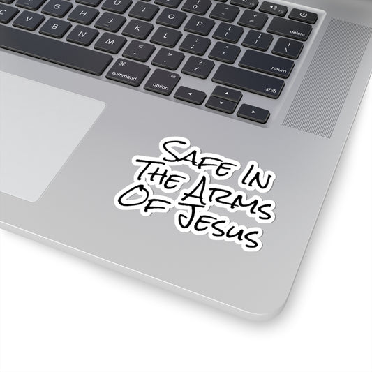 "Safe in the Arms of Jesus" Sticker
