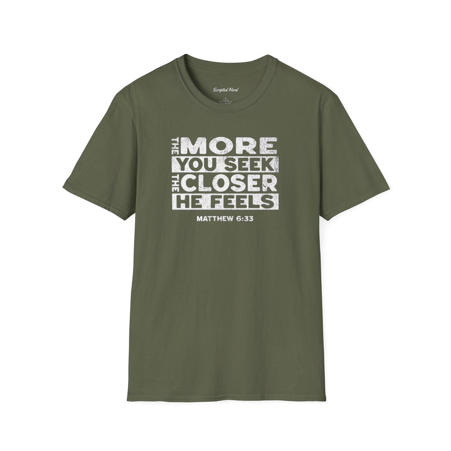 "The Closer He Feels" Men's Tee