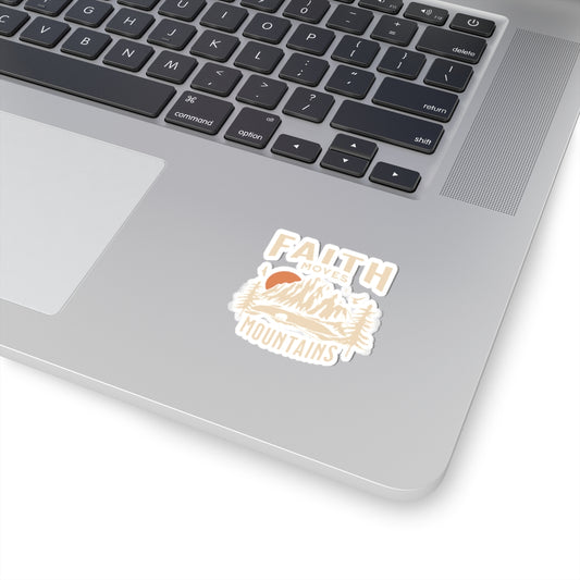 Faith Moves Mountains Sticker