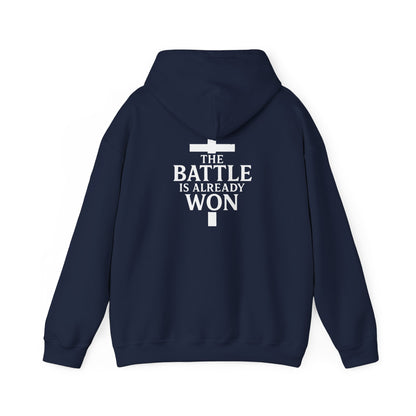 The Battle is Already Won (John 16:33) | Hoodie
