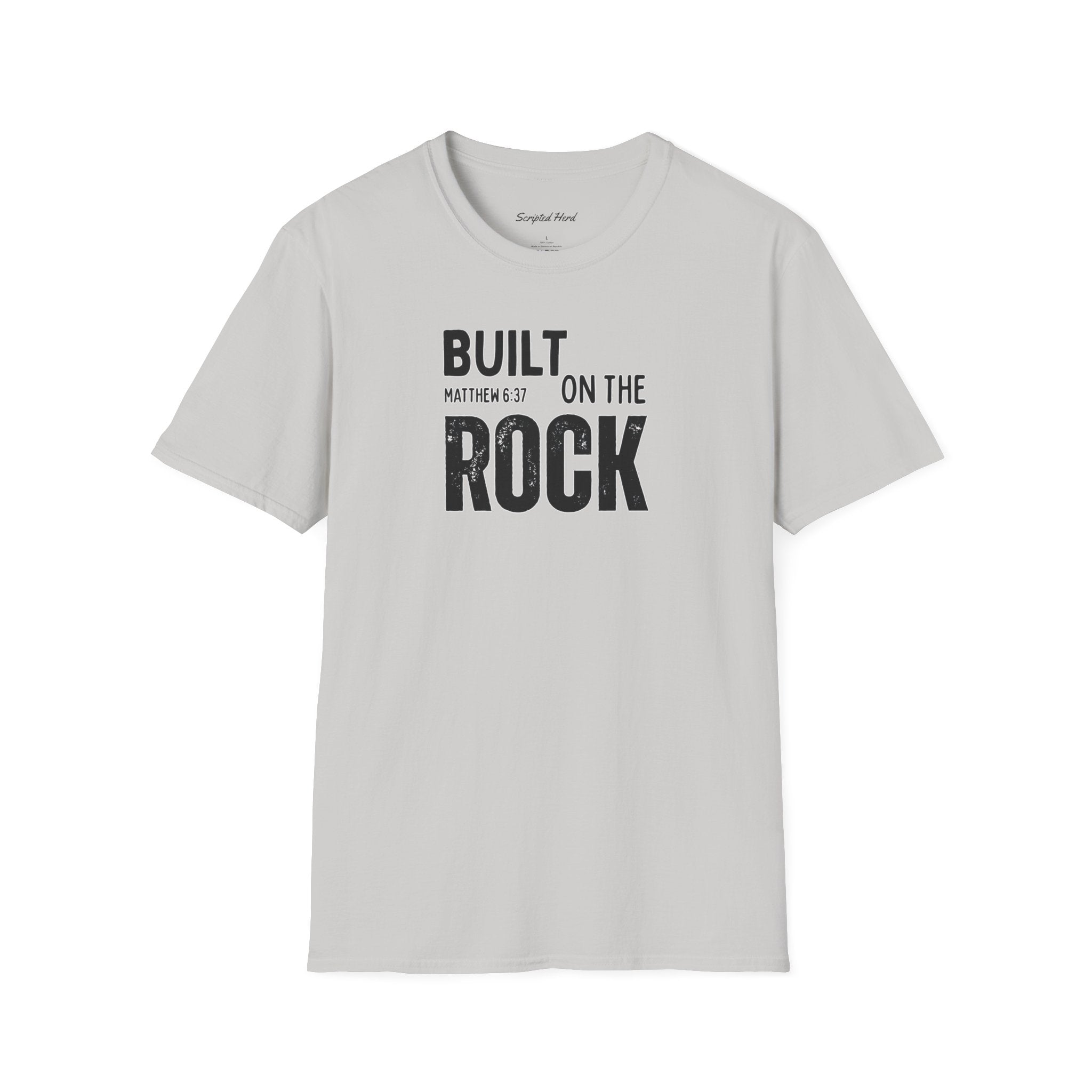"Built on the Rock" Men's Tee