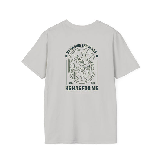 He Knows The Plans Unisex Tee