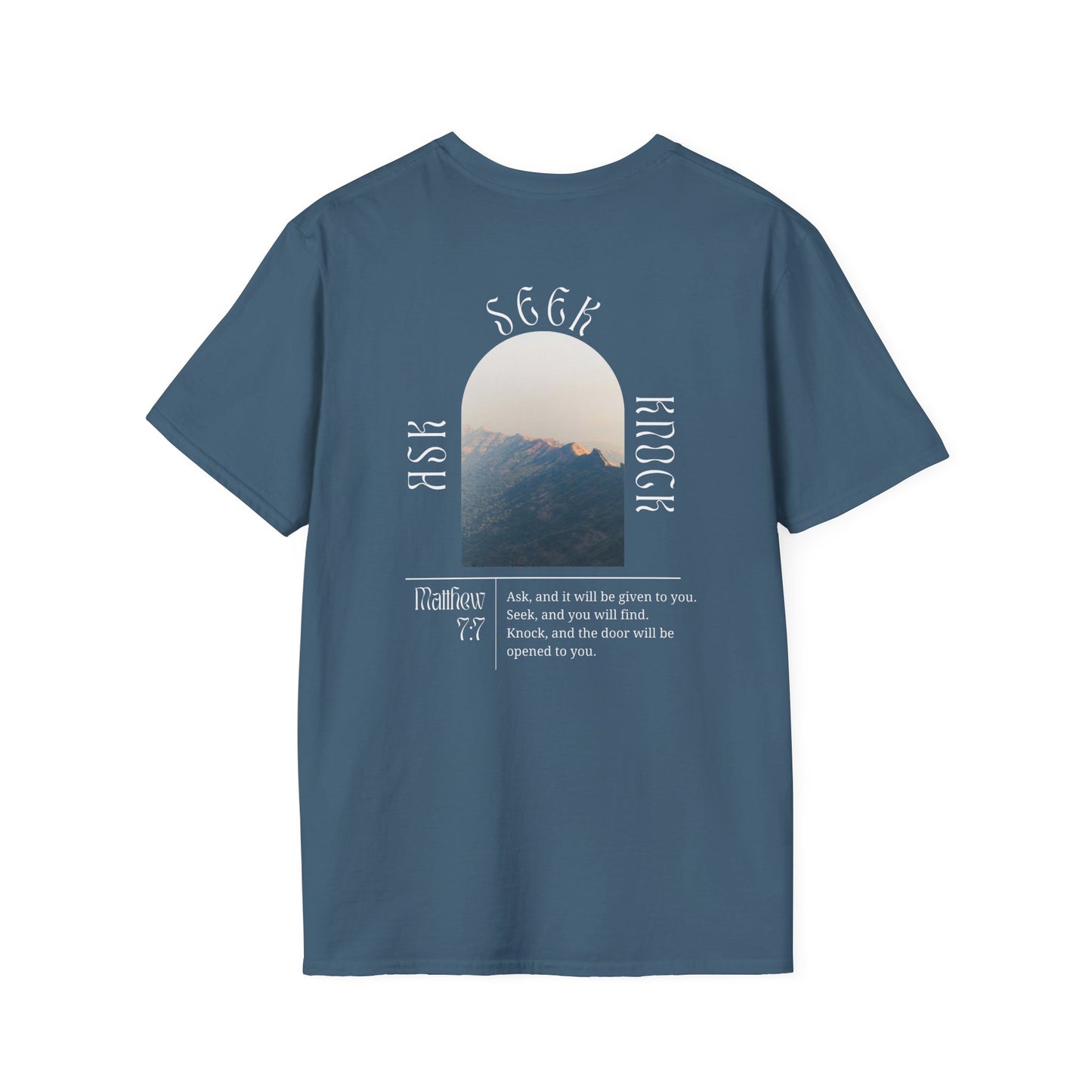 "Ask, Seek, Knock" Unisex Tee