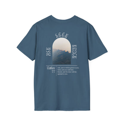 "Ask, Seek, Knock" Unisex Tee
