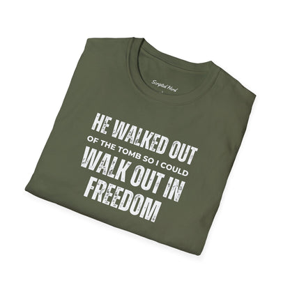 He Walked Out Men's Tee