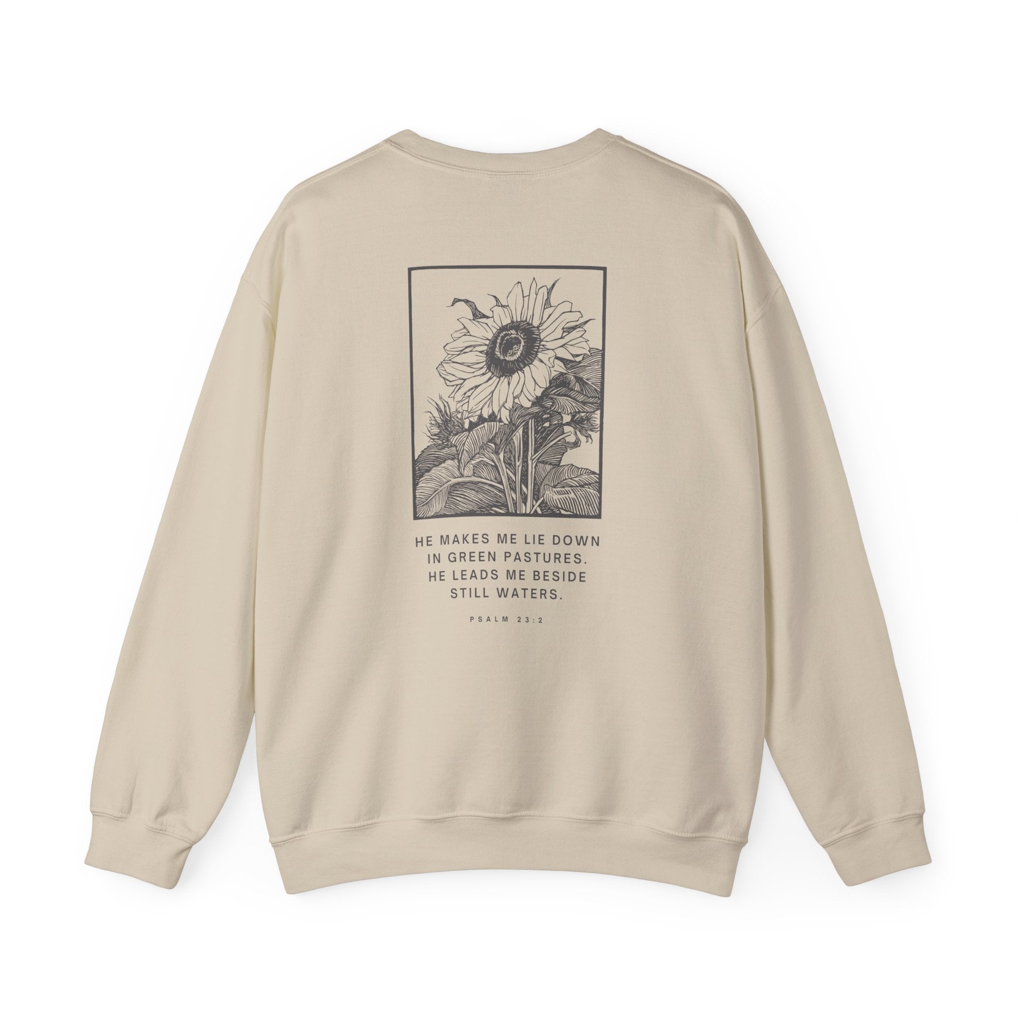 Psalm 23:2 Women's Crewneck