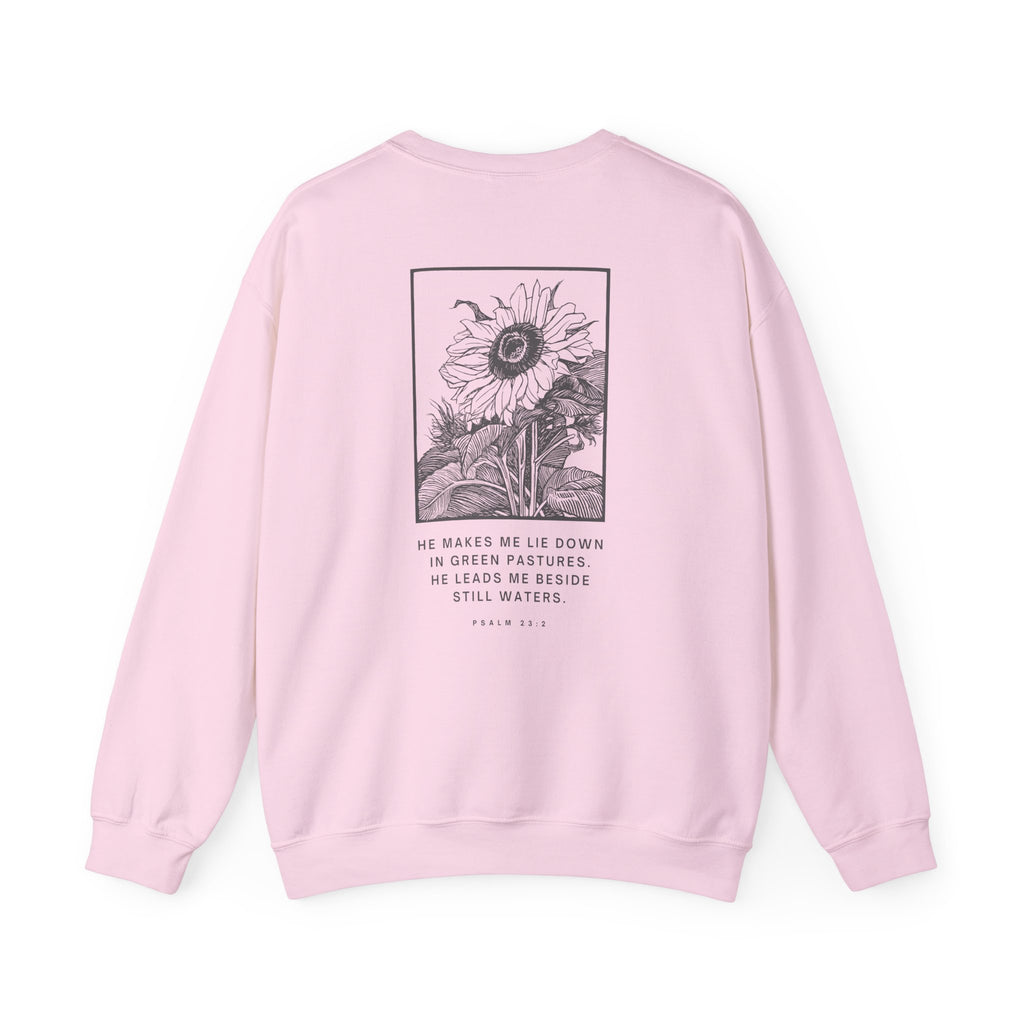 Psalm 23:2 Women's Crewneck