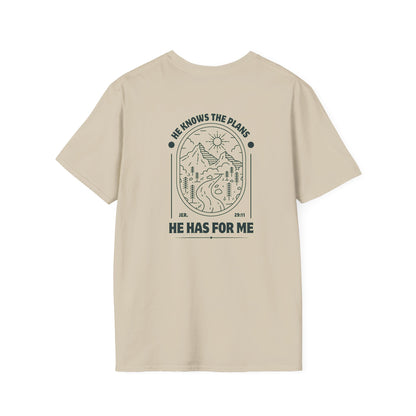 He Knows The Plans Unisex Tee