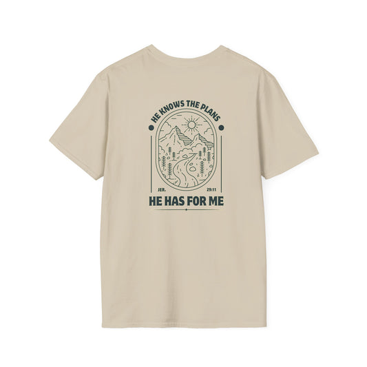 He Knows The Plans Unisex Tee
